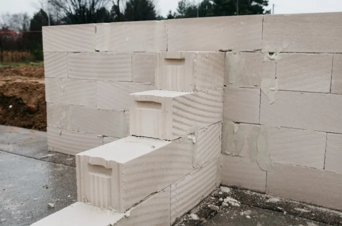 Construcción de muro de bloque celular en Granada