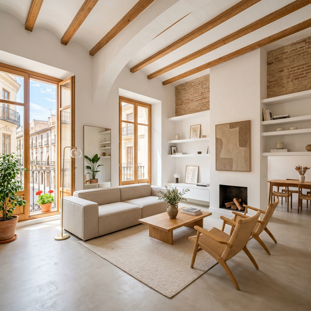 Rehabilitación de fachada en edificio de Granada
